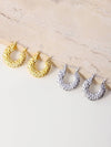 1 Pair Simple Style Geometric 304 Stainless Steel 18K Gold Plated Earrings