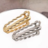 Women's Simple Style Solid Color Metal Plating Hair Clip