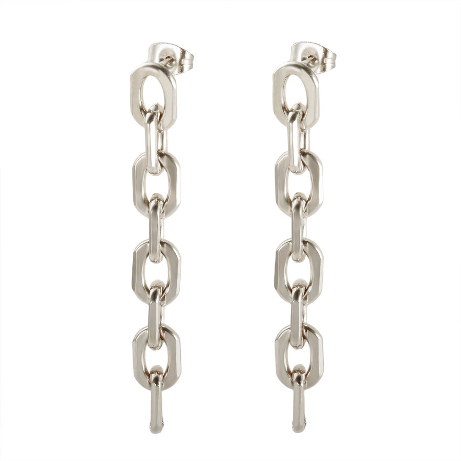 Jewelry Simple Style Geometric 304 Stainless Steel Plating Bracelets Earrings Necklace