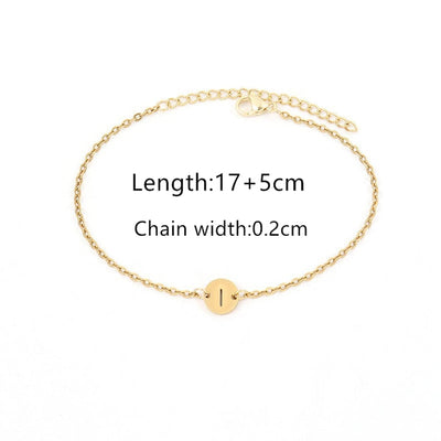 Elegant Simple Style Classic Style Letter 201 Stainless Steel 304 Stainless Steel Bracelets In Bulk