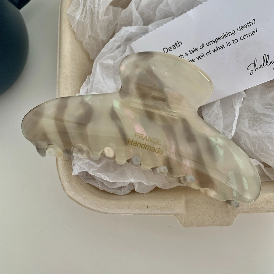 vintage style geometric acetic acid sheets hair claws