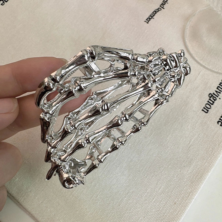 Halloween IG Style Women's Spider Spider Web Skull Claw Alloy Plating Hair Claws