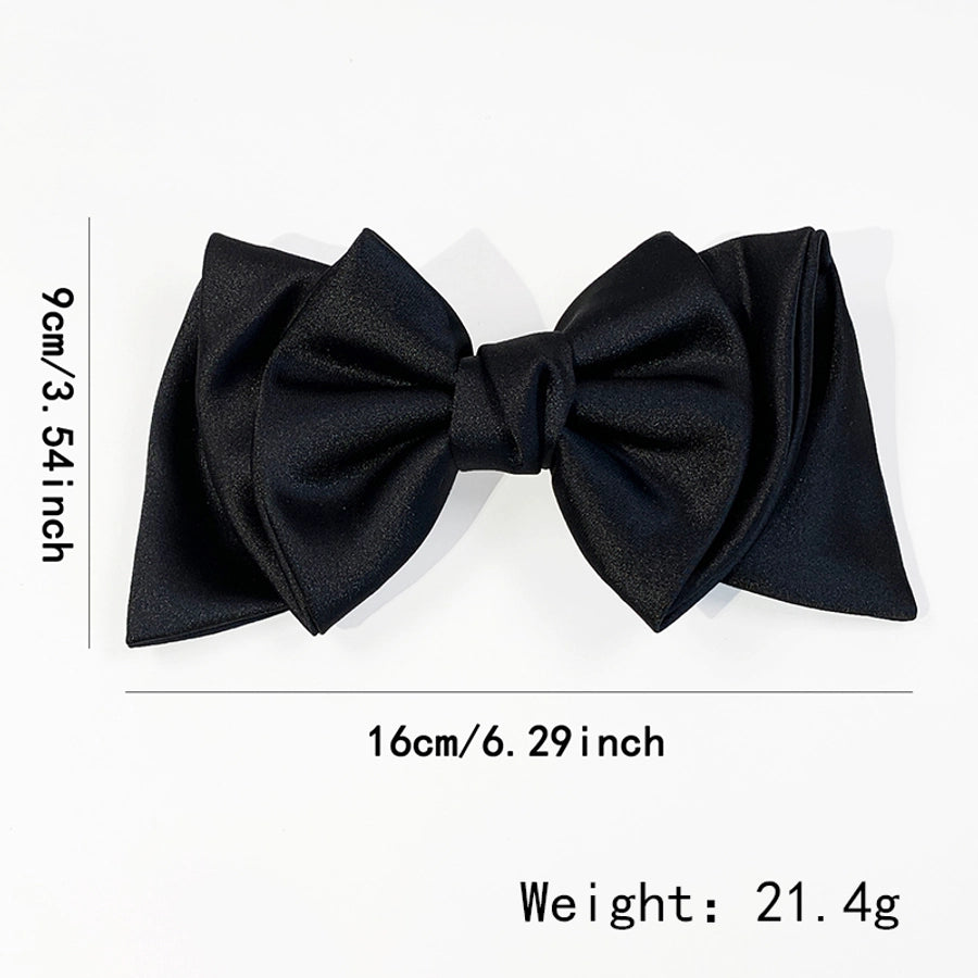 women's princess cute pastoral bow knot cloth hair clip