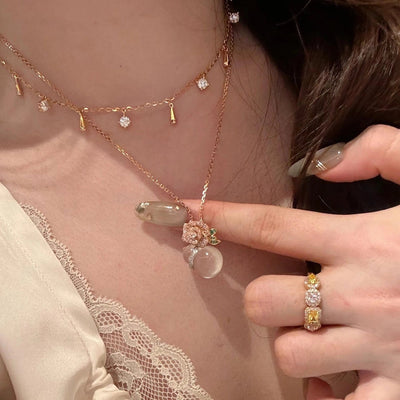 925 Sterling Silver Plating Flowers Plant Flowers