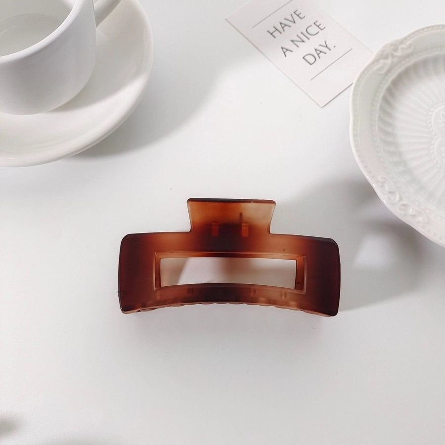 simple style geometric artificial pearl handmade hair claws 1 piece