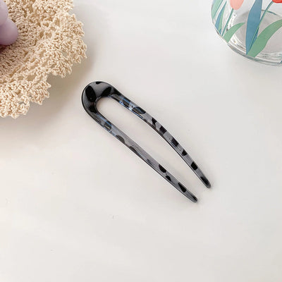 Women's Simple Style Classic Style U Shape Resin Hair Sticks