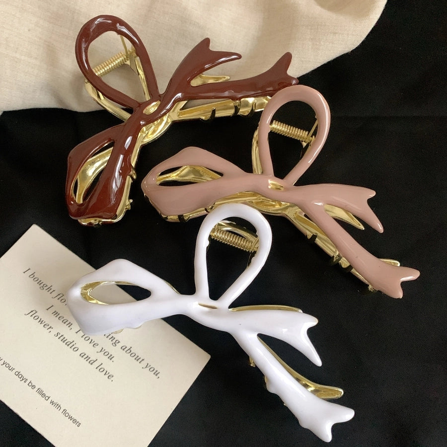 Women's French Style Korean Style Bow Knot Alloy Hair Claws