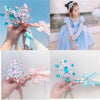 Rainbow Wig Glitter Gradient Hairpin Haircord Hairband Children's Wig Bow Wig Hairpin
