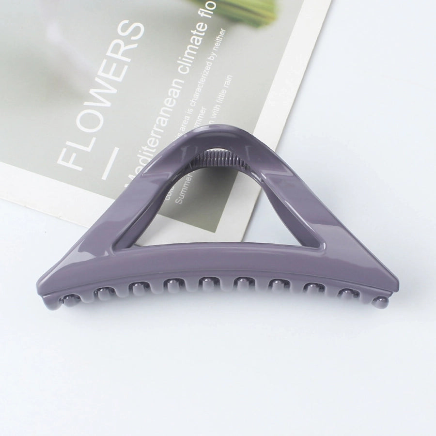 simple style triangle arylic stoving varnish hair claws 1 piece