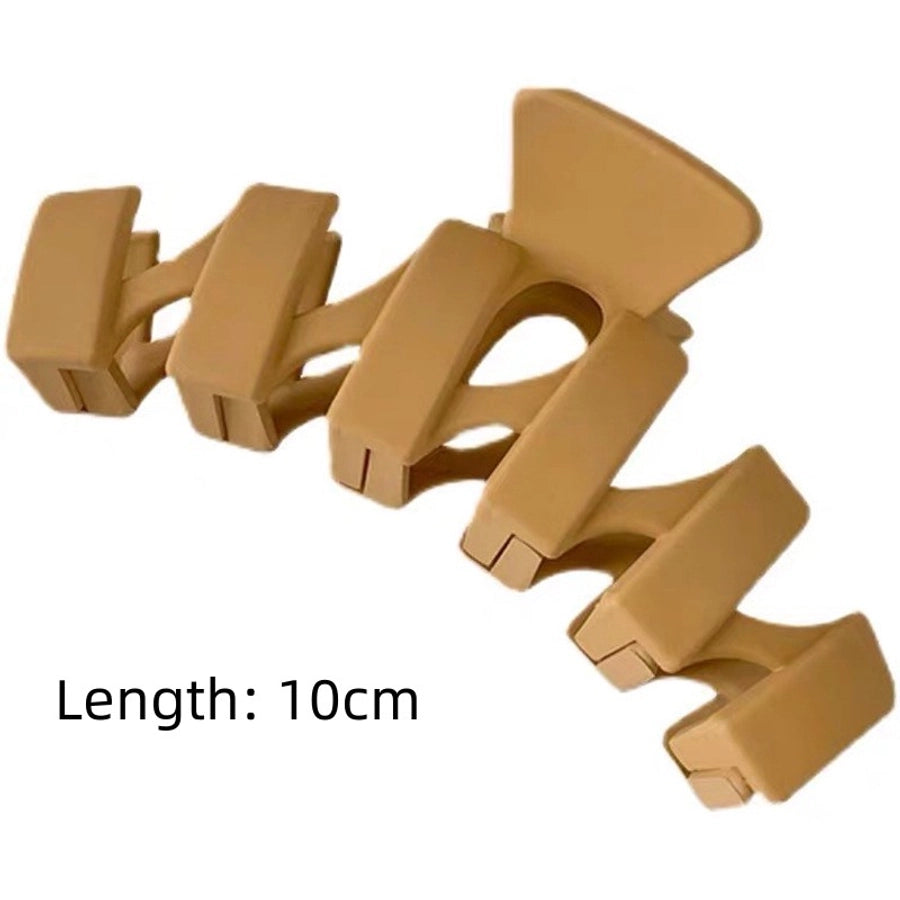 simple style waves solid color arylic hair clip