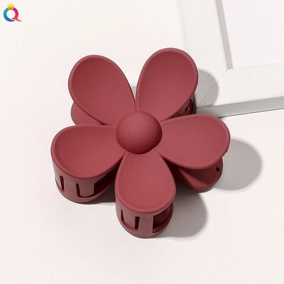 women's fashion flower plastic handmade hair claws