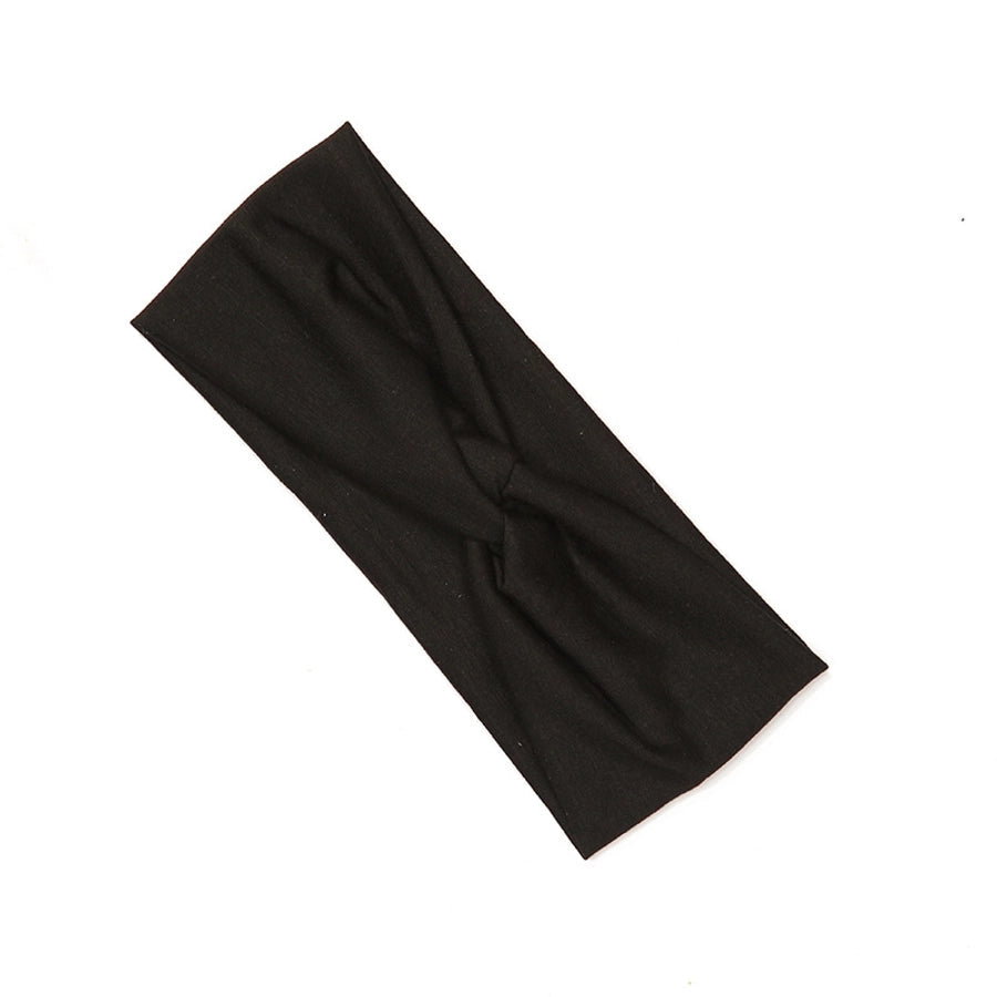 New Adult Plain Cross Headband Knotted Polyester Women's Hair Band Daily Wash Face Hair Band Hair Band