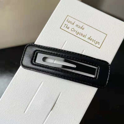 sweet geometric alloy hollow out hair clip 1 piece