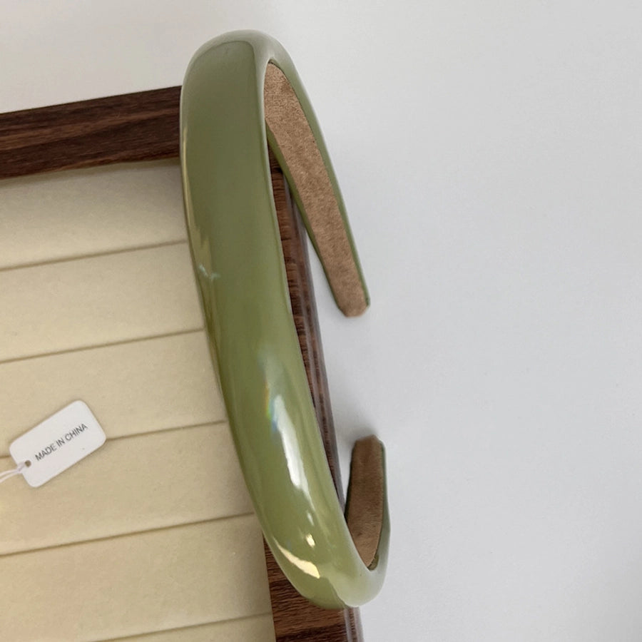 fashion solid color plastic hair band