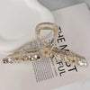Women's Artistic Korean Style Geometric Arylic Plastic Inlay Artificial Crystal Hair Claws