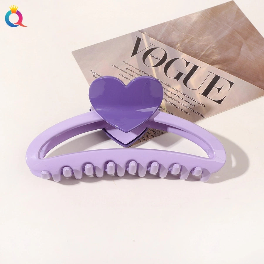 Women's Simple Style Classic Style Solid Color Acetic acid sheets Hair Claws