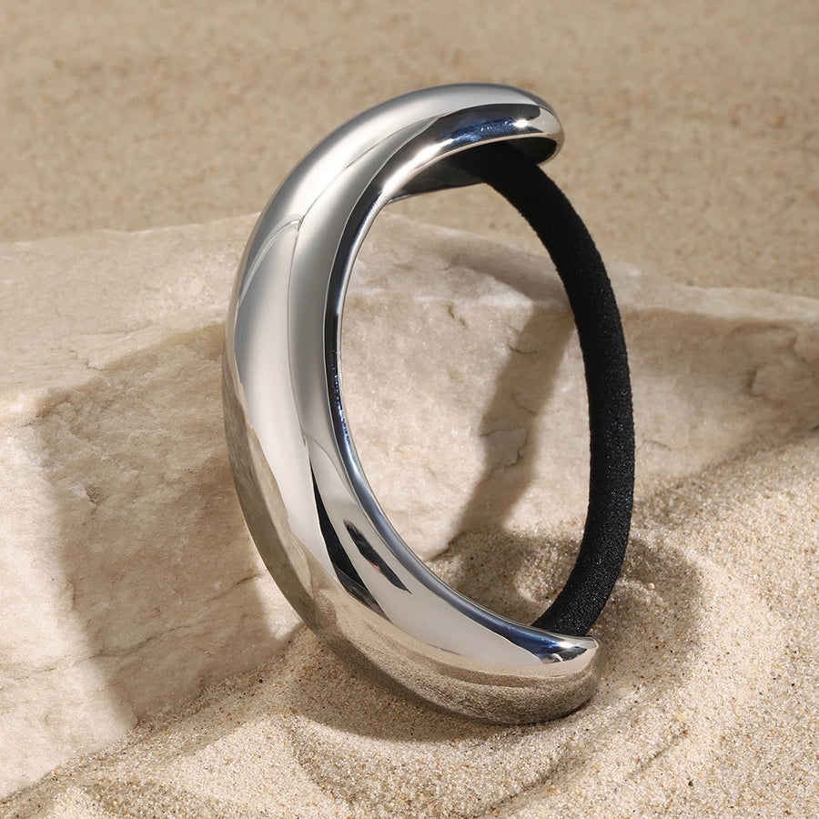 Women's IG Style Arc 304 Stainless Steel rubber band Hair Tie
