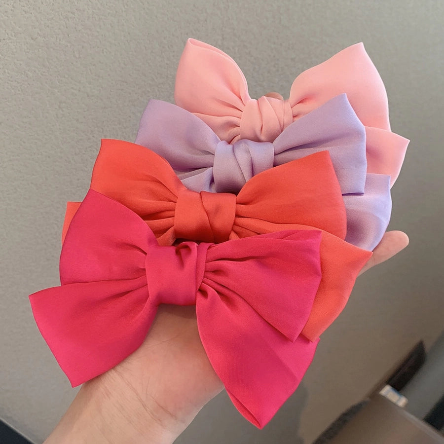 korean princess bow hairpin retro top clip back head clip hairpin