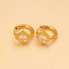 1 Pair Casual Commute Square Plating 304 Stainless Steel 316 Stainless Steel  18K Gold Plated Drop Earrings