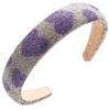 Women's Simple Style Color Block Cloth Inlay Rhinestones Hair Band