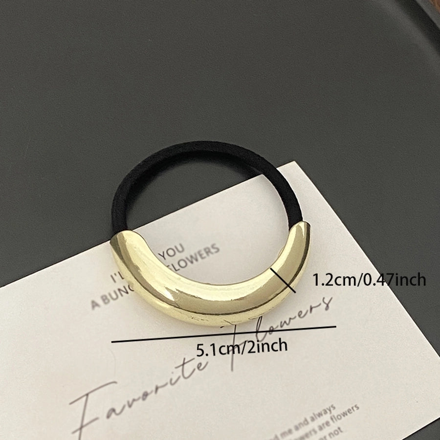 Women's Exaggerated Geometric Alloy Hair Tie