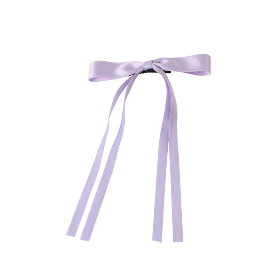 hot sale long ribbon bow hairpin sweet Ribbon Girl hairpin hairpin women's back spoon duckbill clip