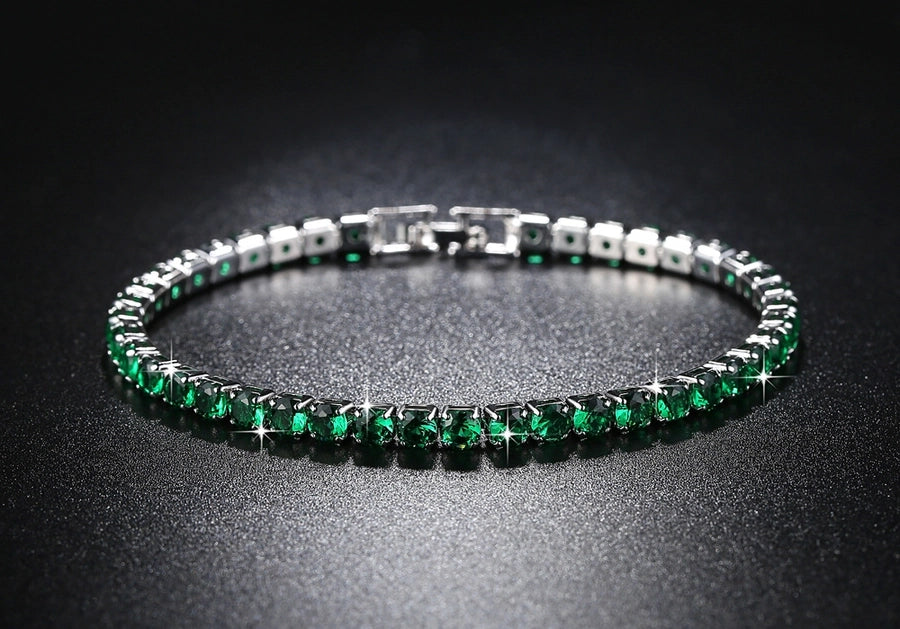 New   fashion  full diamond bracelet copper inlaid zircon bracelet women's bracelet jewelry lovers bracelet