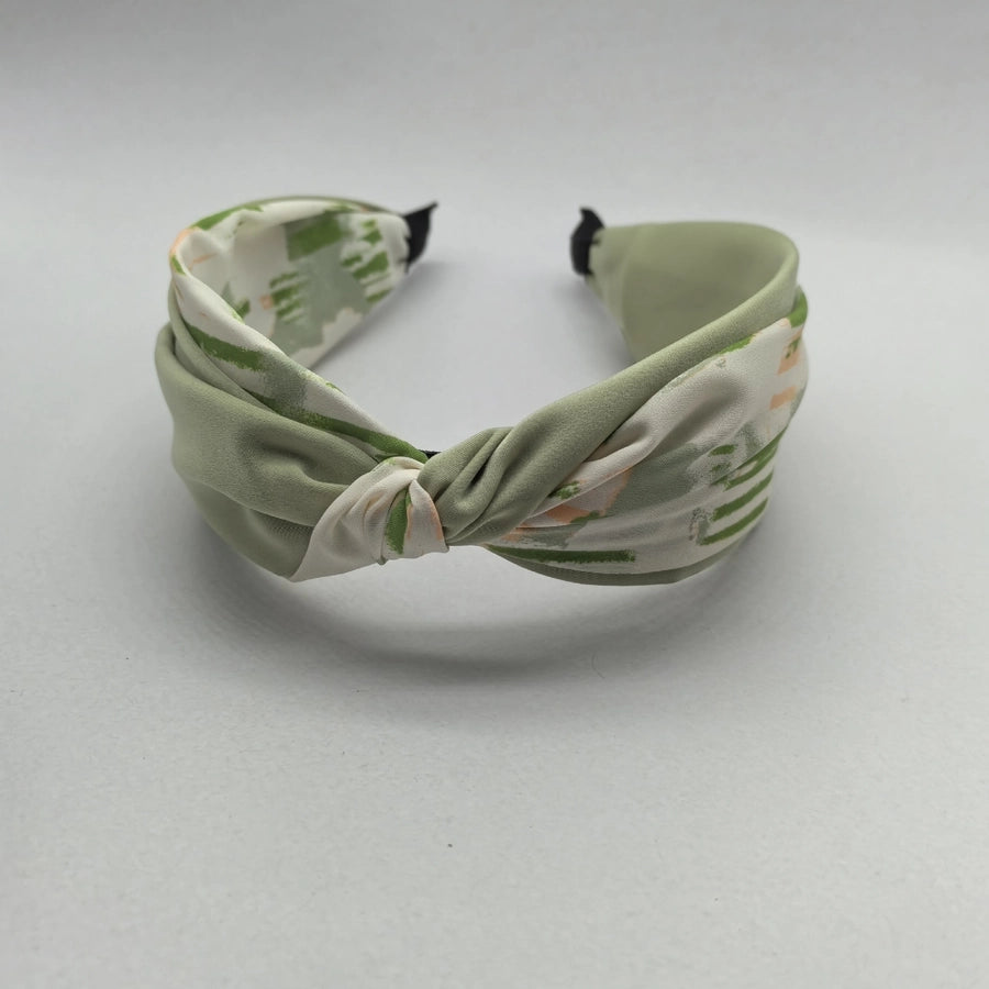 Women's Simple Style Color Block Cloth Printing Hair Band