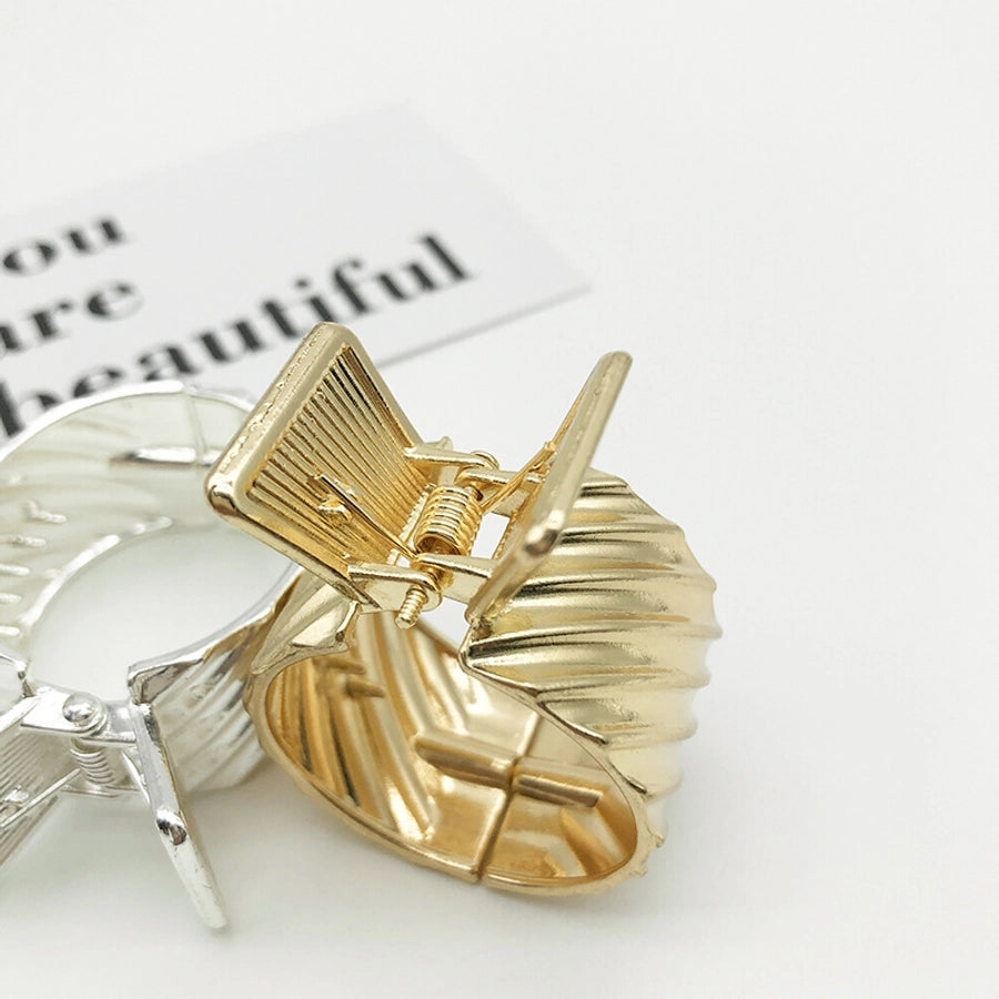 Women's Simple Style Geometric Alloy Plating Hair Clip