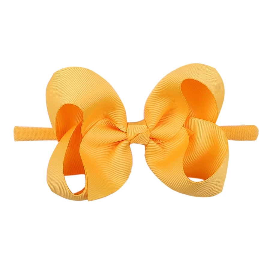 2337 20 color bubble flower headband new children bow nylon hair band  baby hair accessories