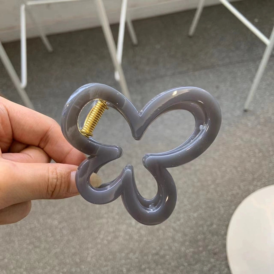 Women's Simple Style Solid Color Acetic acid sheets Polishing Hair Claws