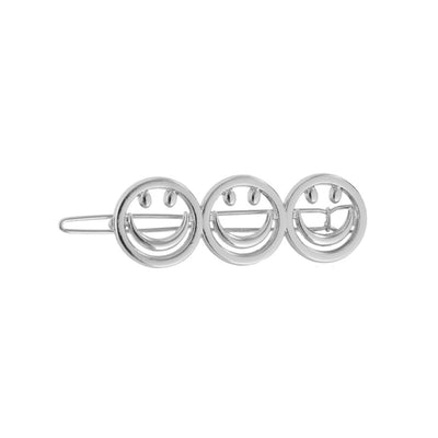 simple style solid color zinc alloy plating hair clip