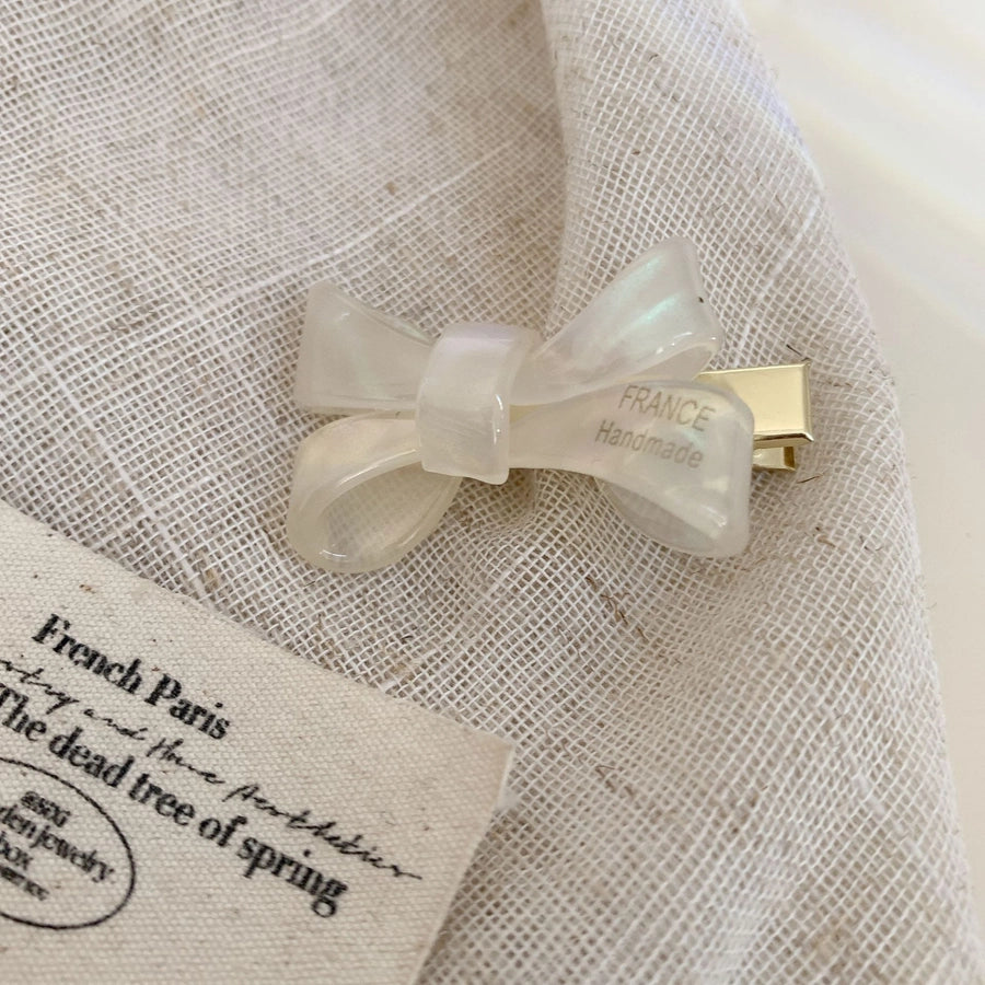 Women's Sweet Bow Knot Acetic acid sheets Hair Clip