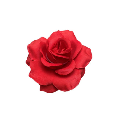 red rose flower hair clip prom party simulation flowers corsage bride 11cm hair card