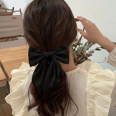 Women's Cute Vacation Solid Color Bow Knot Cloth satin Hair Tie