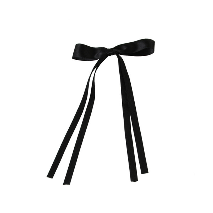 hot sale long ribbon bow hairpin sweet Ribbon Girl hairpin hairpin women's back spoon duckbill clip