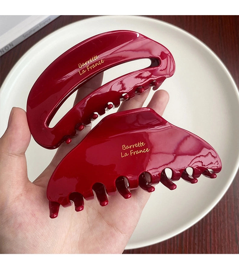 simple style letter acetic acid sheets hair claws