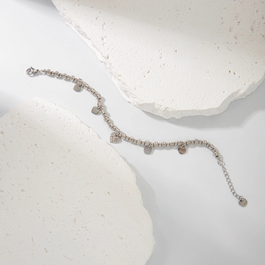 Casual Vacation Sweet Twist 304 Stainless Steel 14K Gold Plated Bracelets In Bulk