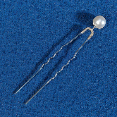 retro geometric alloy crystal pearl insert comb