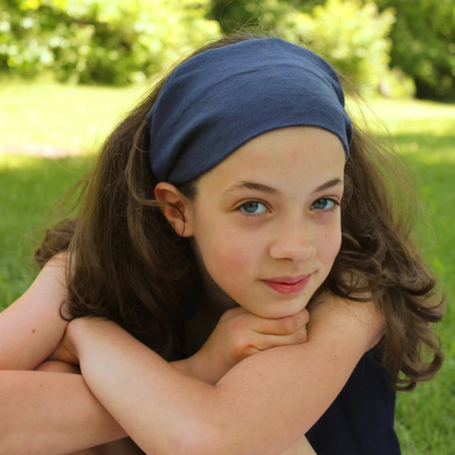 fashion solid color cotton hair band