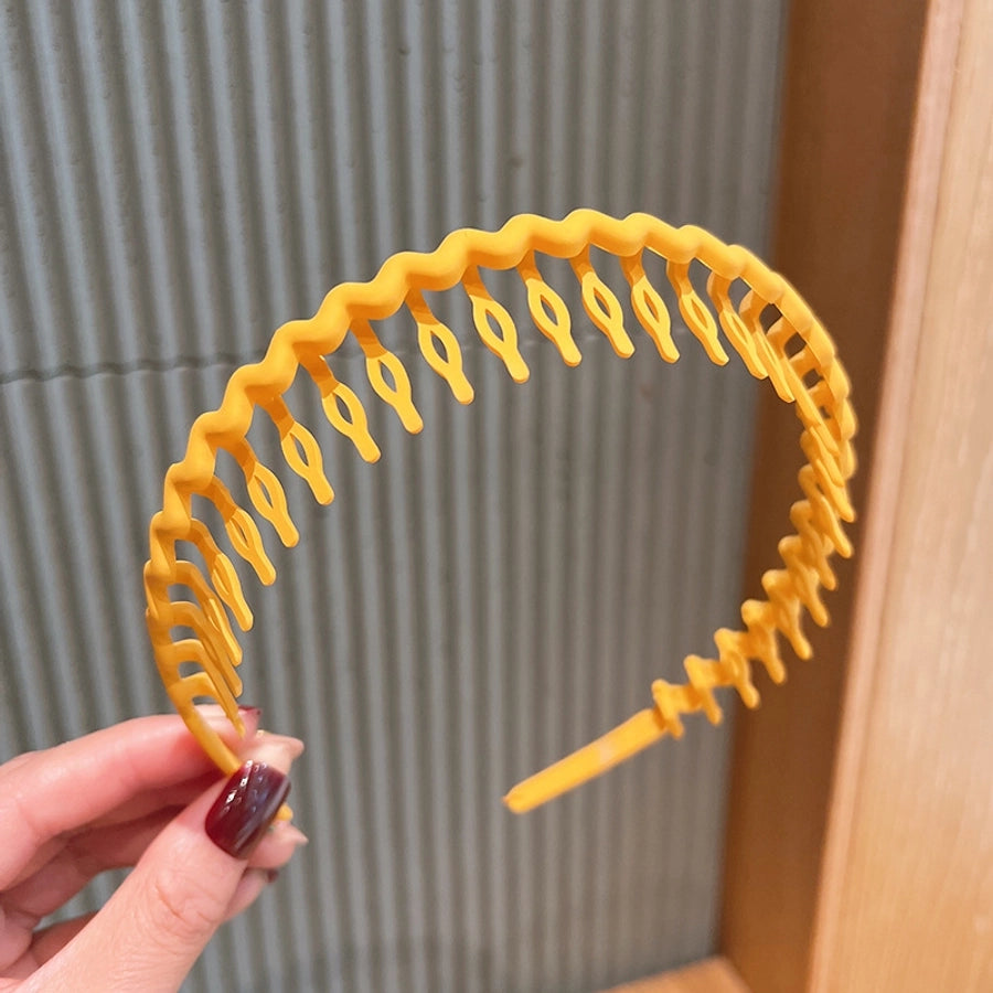 women's simple style waves plastic hair band