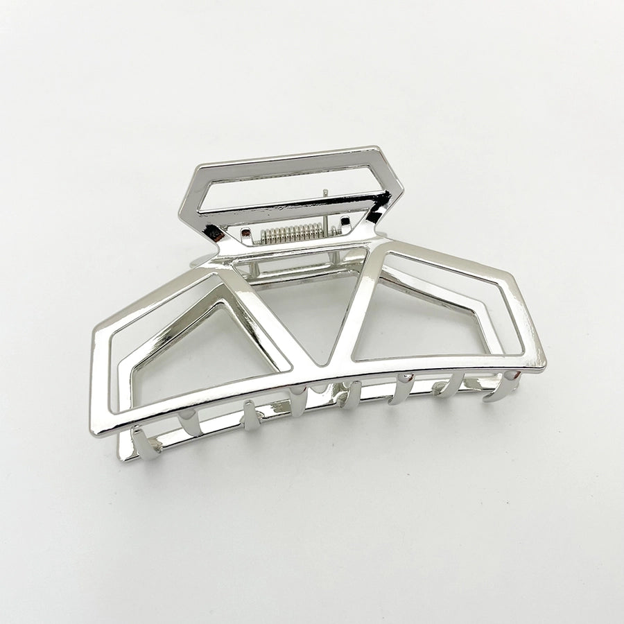 Women's Casual Elegant Simple Style Geometric Alloy Hollow Out Hair Claws