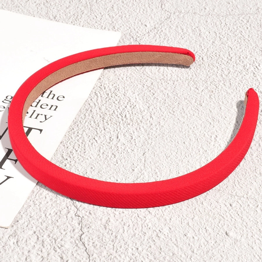 fashion candy color solid color sponge wide-sided headband