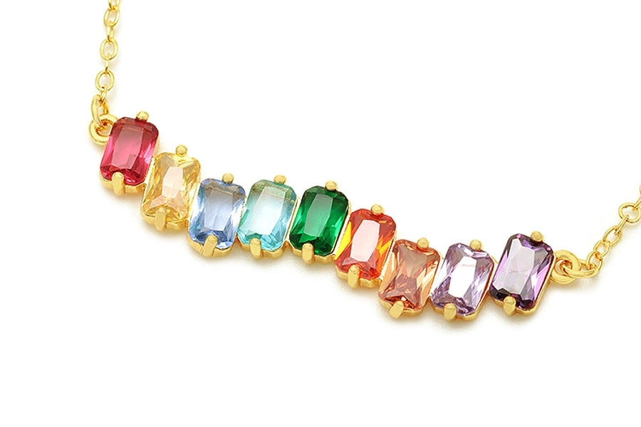 Copper Geometric Necklace