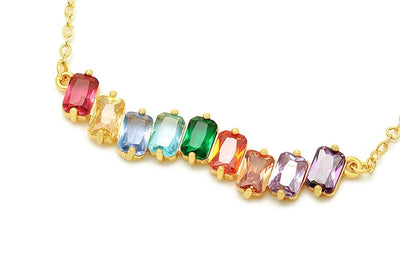 Copper Geometric Necklace