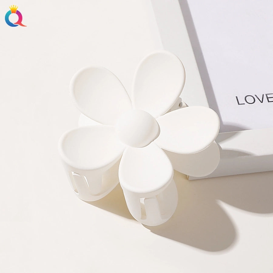 women's fashion flower plastic handmade hair claws