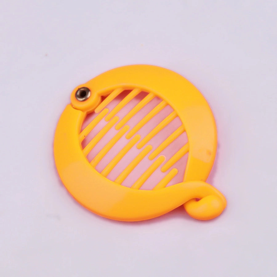 Factory direct  dedicated to simple solid color small round clip banana clip plastic fish clip