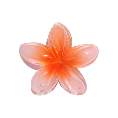 colorful egg flower hairpin flower gripper retro women's side gripper half gripper back head shark clip
