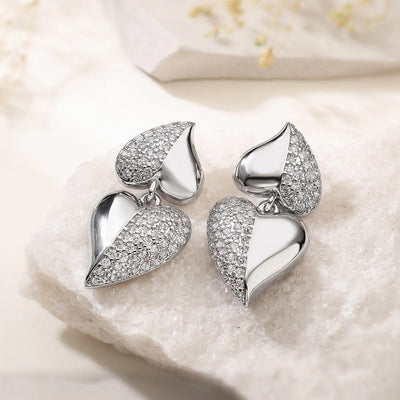 1 Pair Simple Style Commute Shiny Geometric Copper Drop Earrings