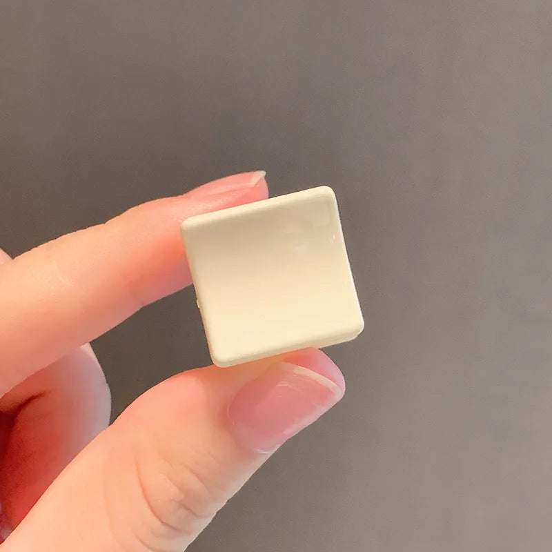 retro geometric transparent acrylic small catch clip wholesale nihaojewelry